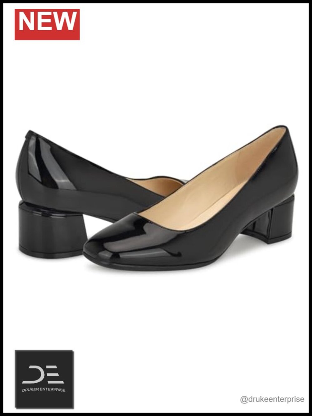Nine West Women's Pumps Slip-On Heels with Block Heel